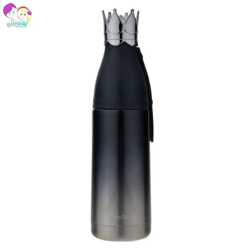 فلاسک استیل طرح گوشدار