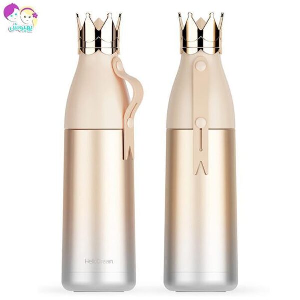 فلاسک استیل طرح گوشدار