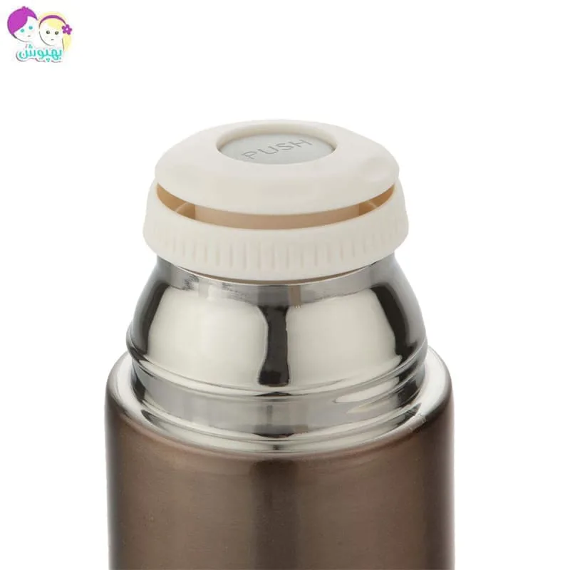 فلاسک استیل طرح گوشدار