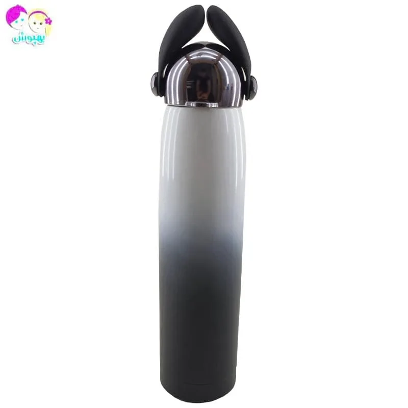 فلاسک استیل طرح گوشدار