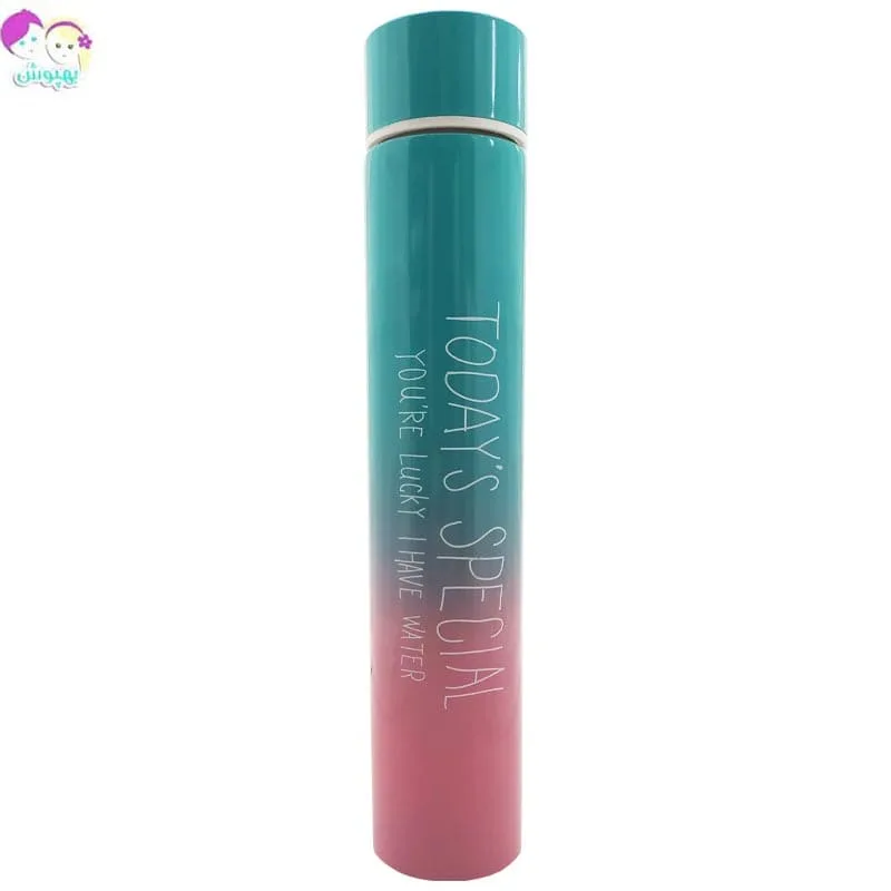 فلاسک استیل دو رنگ باریک Todays Special