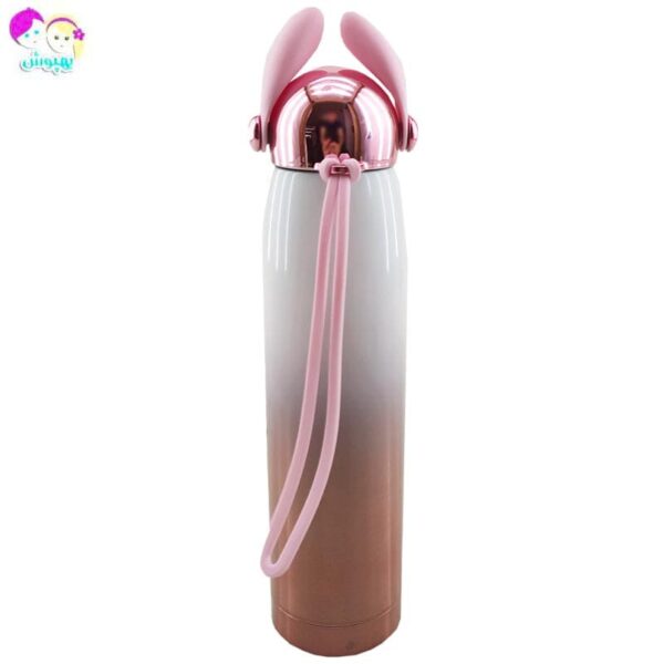 فلاسک استیل طرح گوشدار