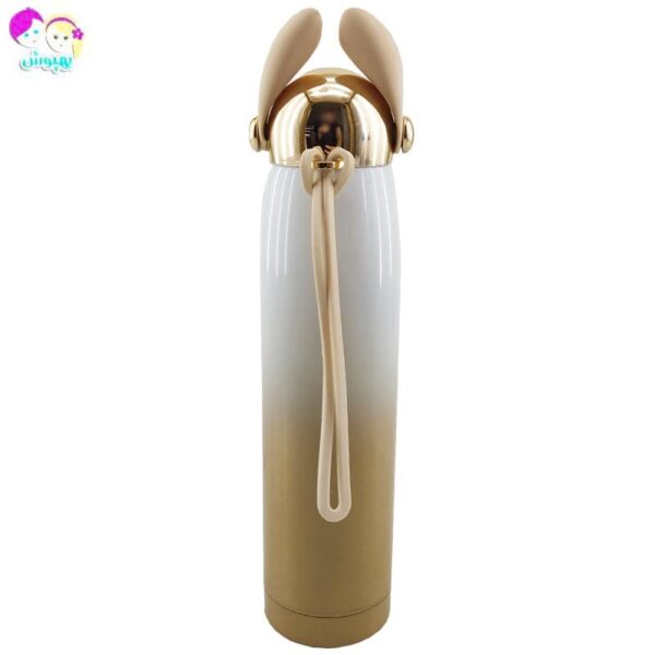 فلاسک استیل طرح گوشدار