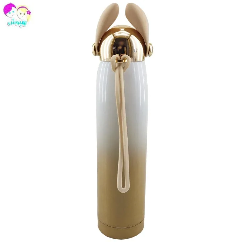 فلاسک استیل طرح گوشدار