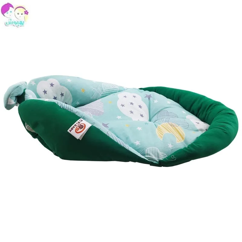 قنداق سوئیسی نوزاد طرح گنجشک و پروانه TiTi