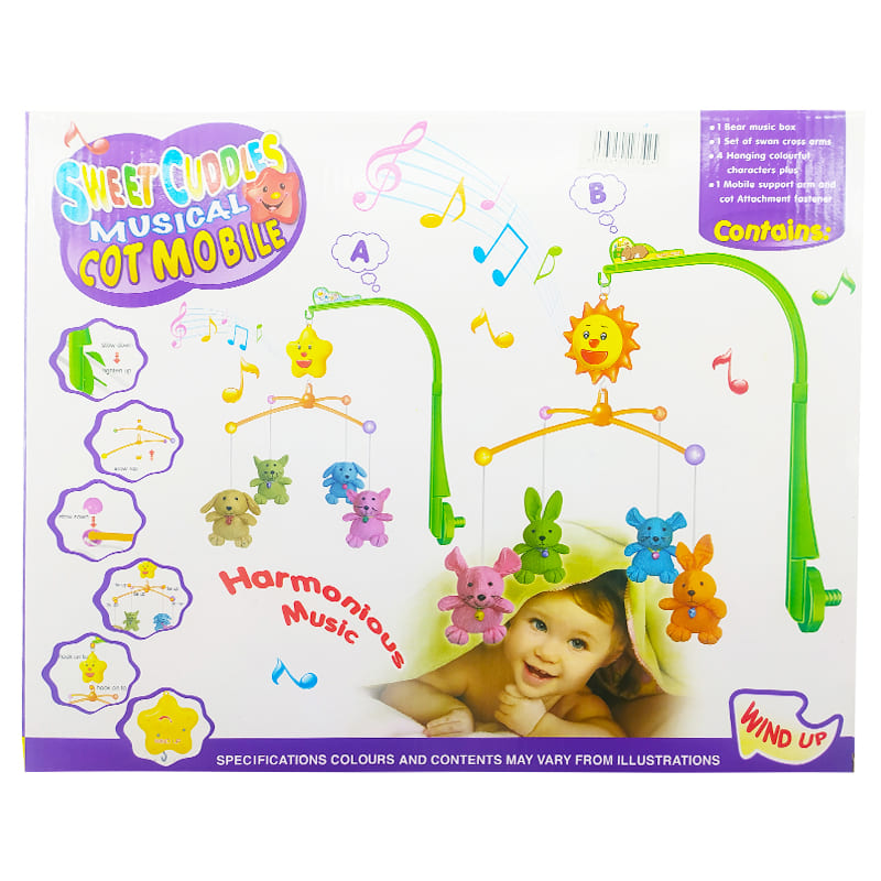 آویز تخت کوکی خرگوش و ستاره Sweet cuddles