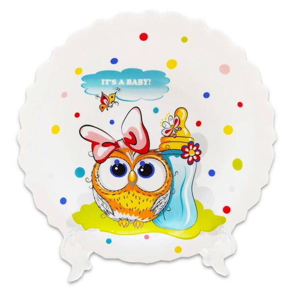 ظروف غذاخوری آرکوپال طرح جغد خالدار  پارس اوپال