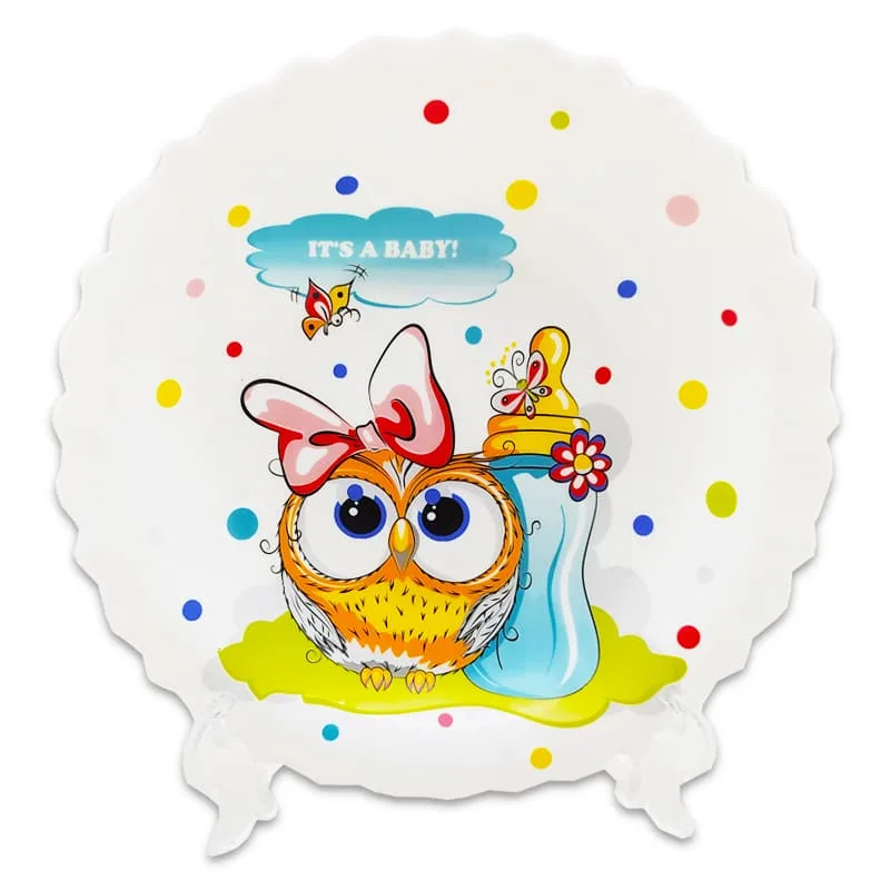 ظروف غذاخوری آرکوپال طرح جغد خالدار  پارس اوپال