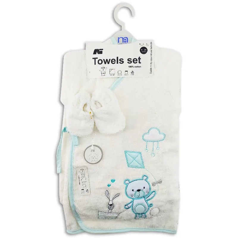 ست حوله تن پوش طرح خرس و خرگوش مادرکر Mothercare