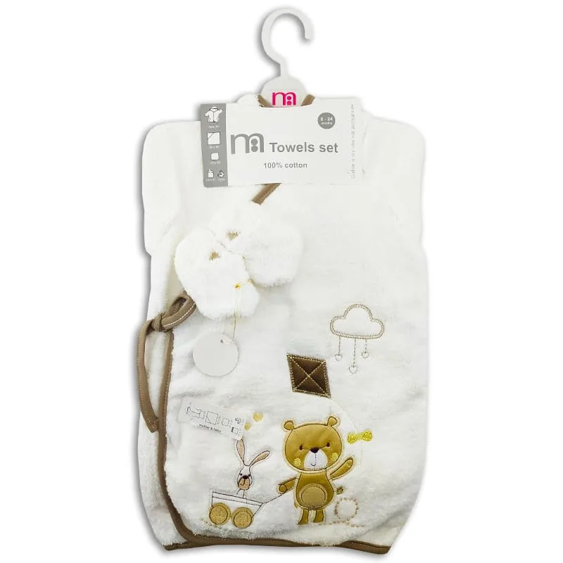 ست حوله تن پوش طرح خرس و خرگوش مادرکر Mothercare