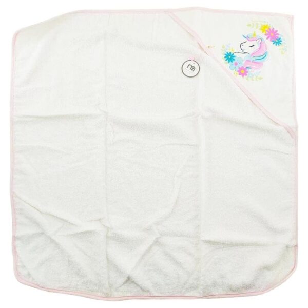 حوله چهارگوش کلاه دار  طرح فیل Mothercare