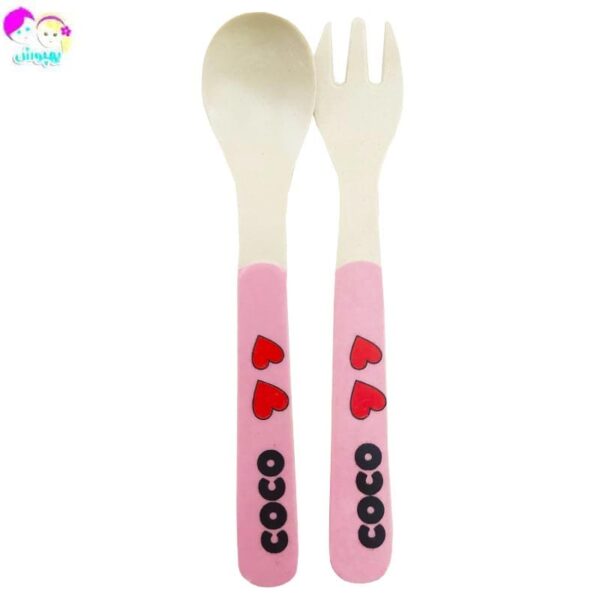 سرویس غذاخوری پنج تکه بامبو طرح حیوانات Coco