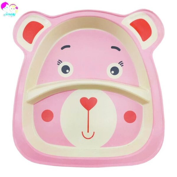 سرویس غذاخوری پنج تکه بامبو طرح حیوانات Coco