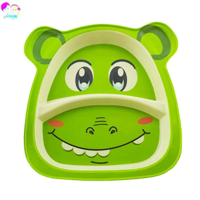 سرویس غذاخوری پنج تکه بامبو طرح حیوانات Coco