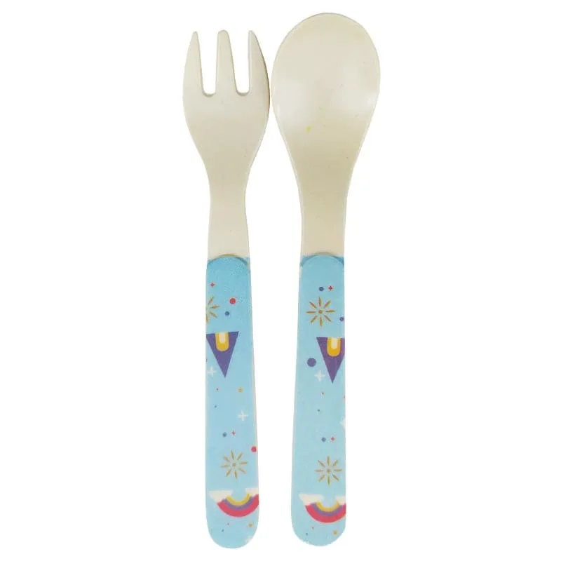 سرویس غذاخوری پنج تکه بامبو اسب شاخدار و خورشید Coco