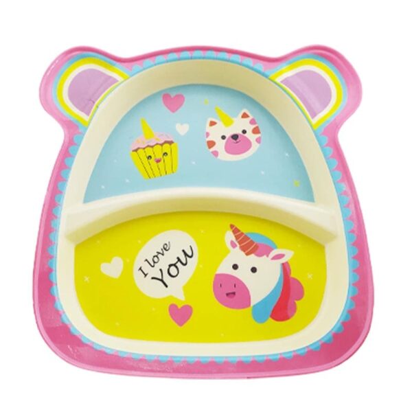 سرویس غذاخوری پنج تکه بامبو اسب تکشاخ عاشق پاپ کیک Coco