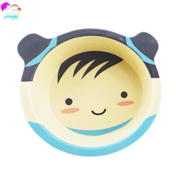 سرویس غذاخوری پنج تکه بامبو طرح حیوانات Coco