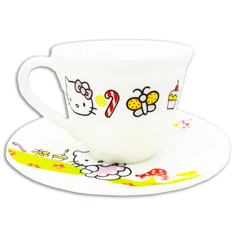 سرویس غذاخوری آرکوپال پنج تکه گرد طرح کیتی پارس اوپال