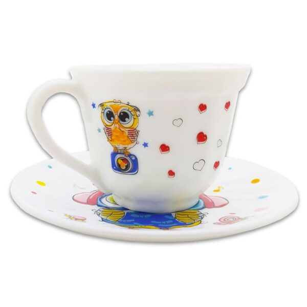 ظروف غذاخوری آرکوپال طرح جغد خالدار  پارس اوپال