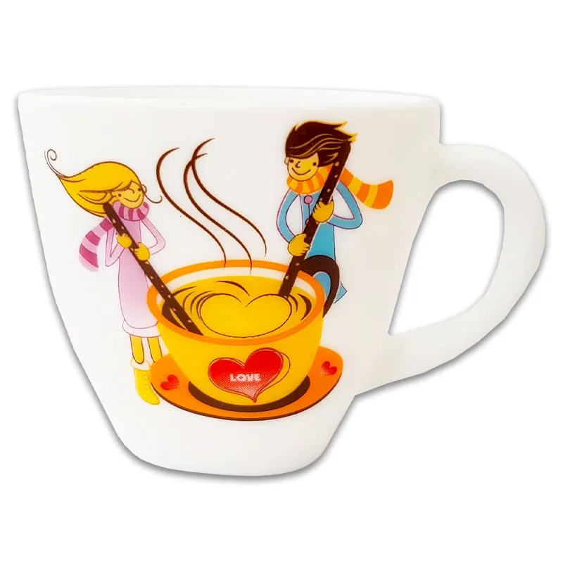 سرویس غذاخوری آرکوپال چهارگوش طرح دختر تاب سوار پارس اوپال