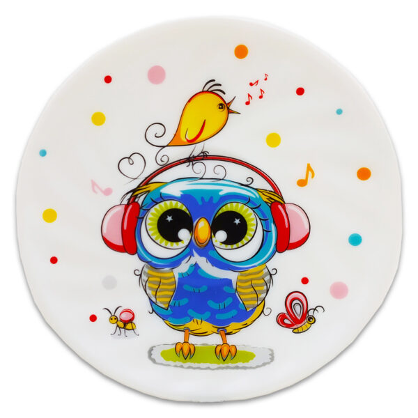 ظروف غذاخوری آرکوپال طرح جغد خالدار  پارس اوپال