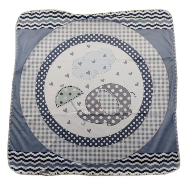 پتو مخمل کلاه دار طرح فیل و قلب Joniors