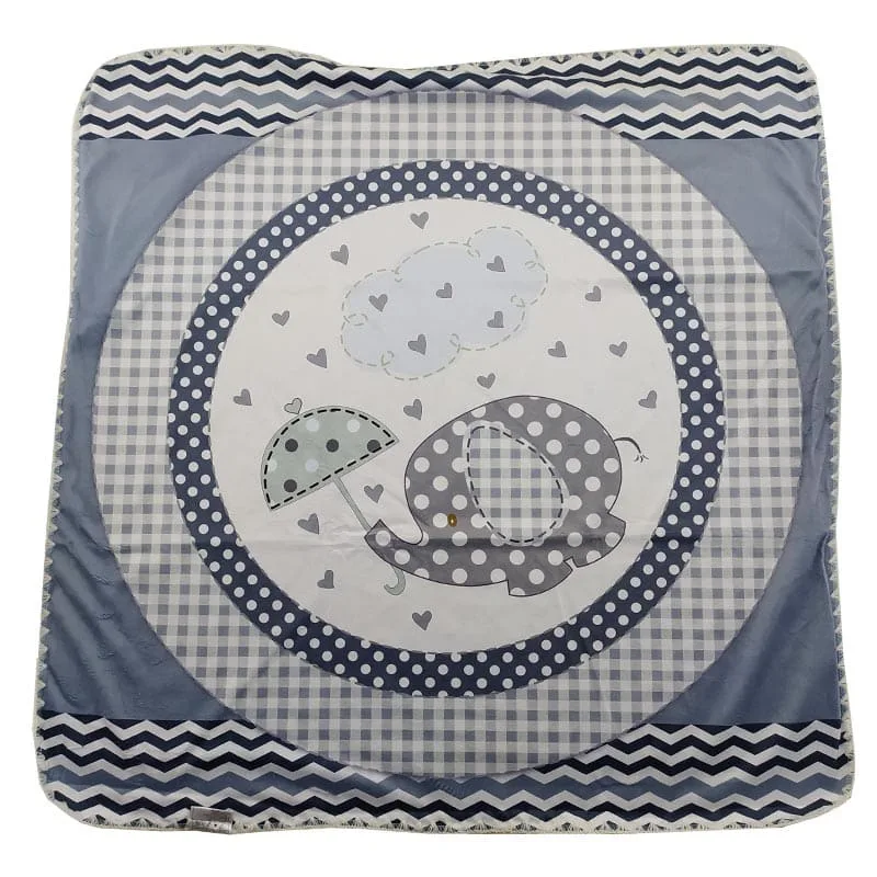 پتو مخمل کلاه دار طرح فیل و قلب Joniors