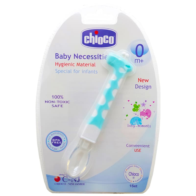 قاشق سیلیکونی زرافه تکی Chioco