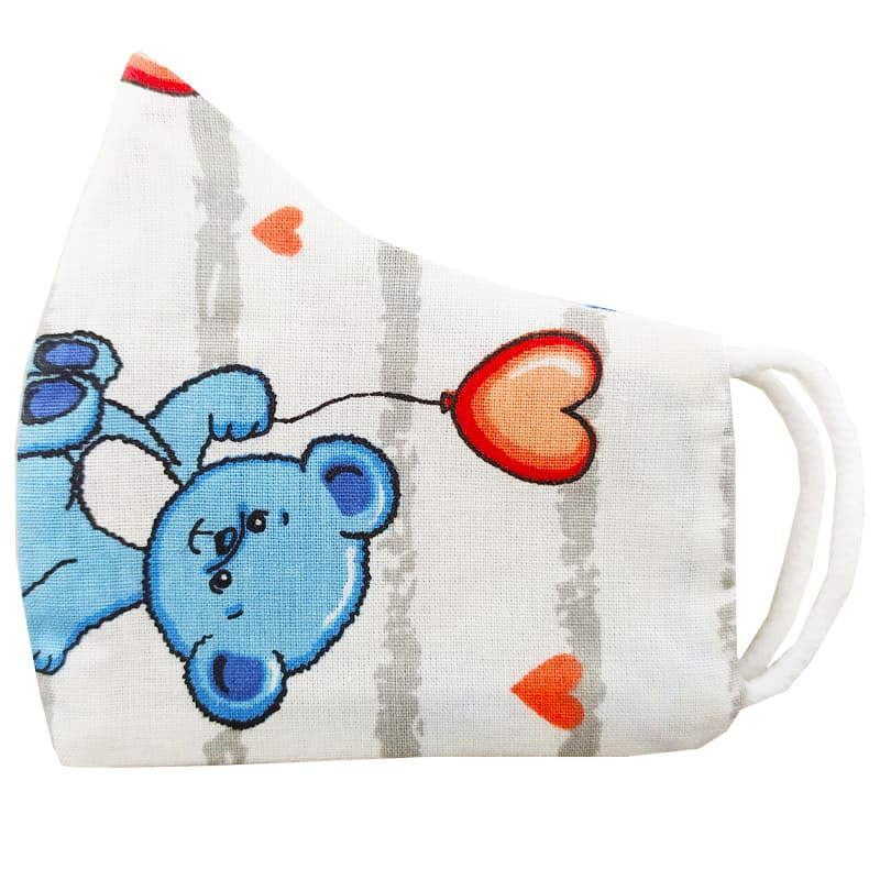 ماسک تنفسی کودک طرح خرس و قلب Abdy