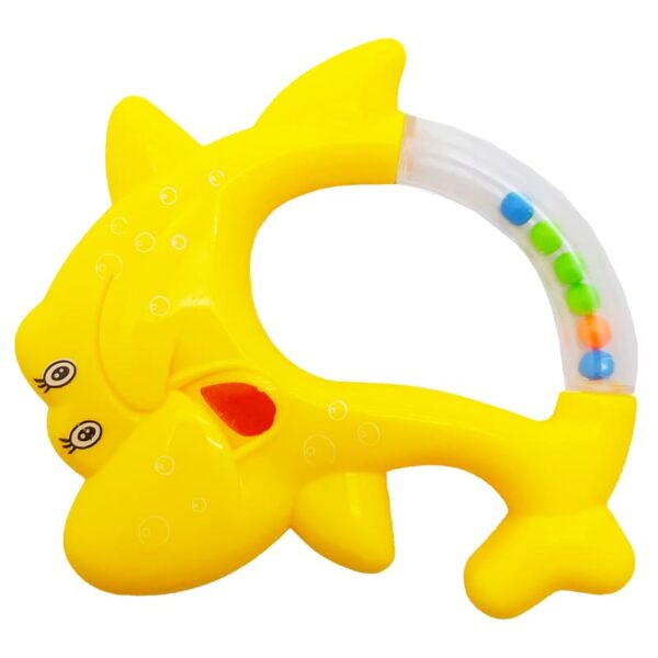 ست جغجغه طرح شیشه شیر کودک سایز متوسط کاکا بی بی