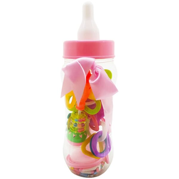 پک کامل جغجغه طرح شیشه شیر کودک