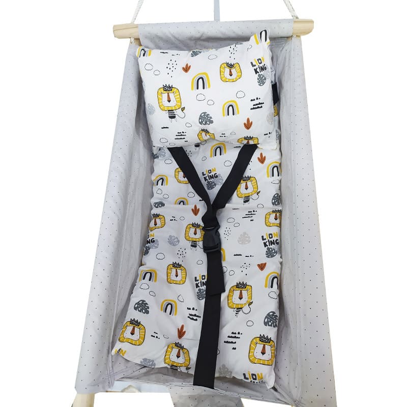 گهواره کتان سنتی پایه دار بانوچ شیر آنیا Aniya1