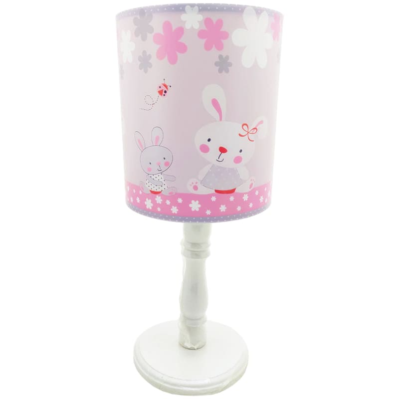 آباژور پایه چوبی اتاق کودک طرح فانتزی خرگوش