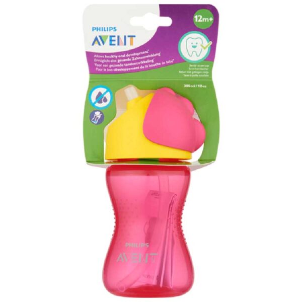 لیوان آبمیوه خوری نی دار 12+ ماه دایناسور اونت Avent