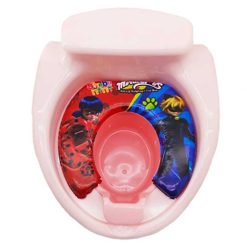 توالت فرنگی سه کاره کودک دختر کفشدوزکی Shebli nini