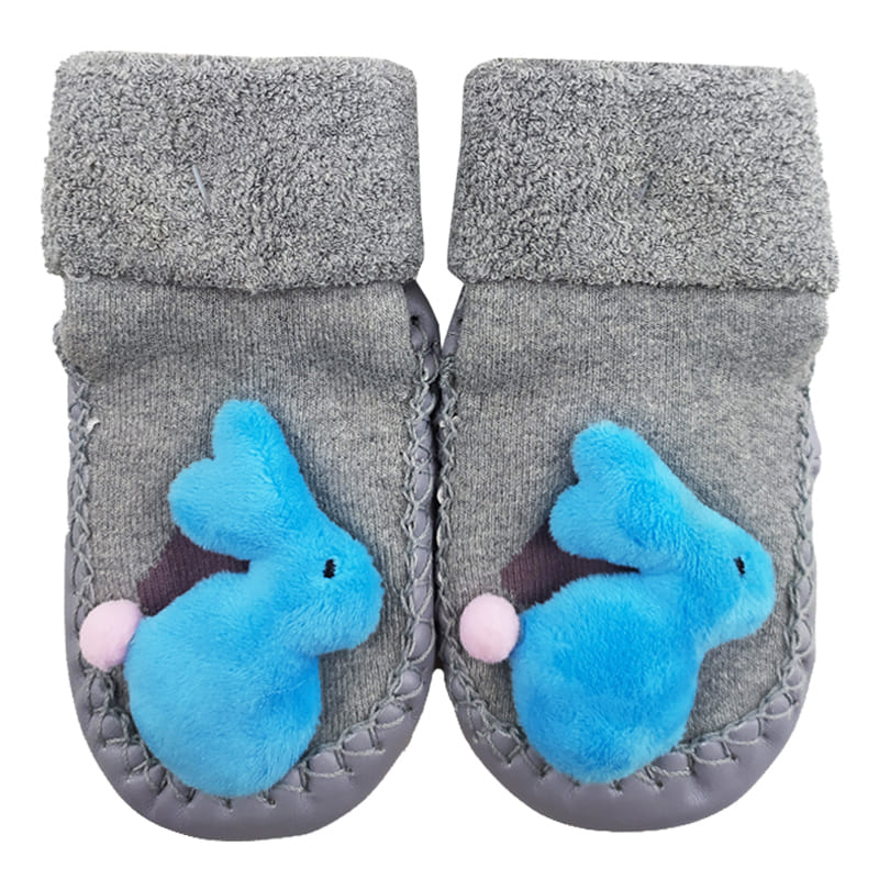 جوراب بچگانه عروسکی طرح سگ زیتونی