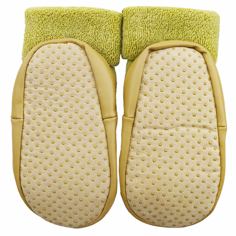 جوراب بچگانه عروسکی طرح سگ زیتونی