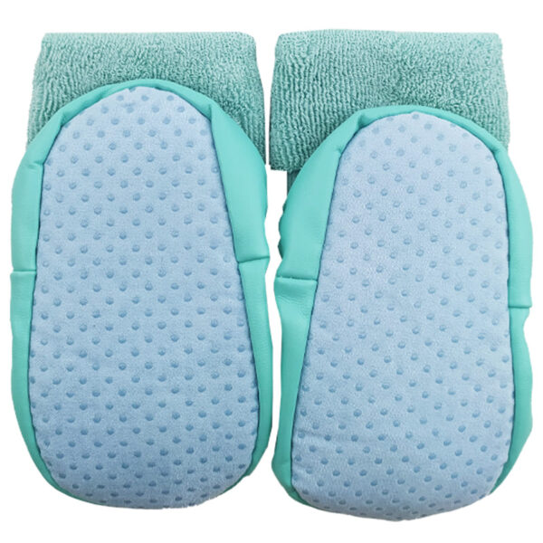 جوراب بچگانه عروسکی خرس شال گردن دار 0 تا 6 ماه