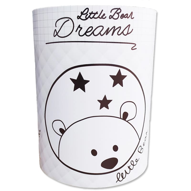 سبد لباس کودک طرح رویای خرس کوچولو سایز کوچک