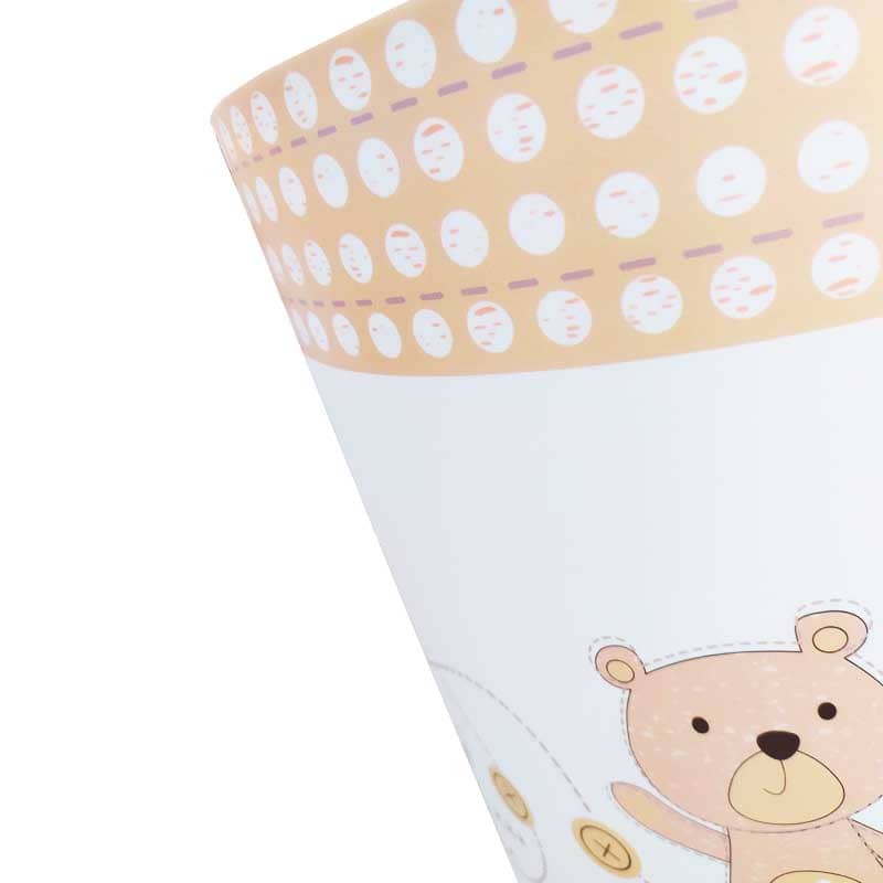 سبد لباس کودک طرح خرس و خرگوش سایز کوچک