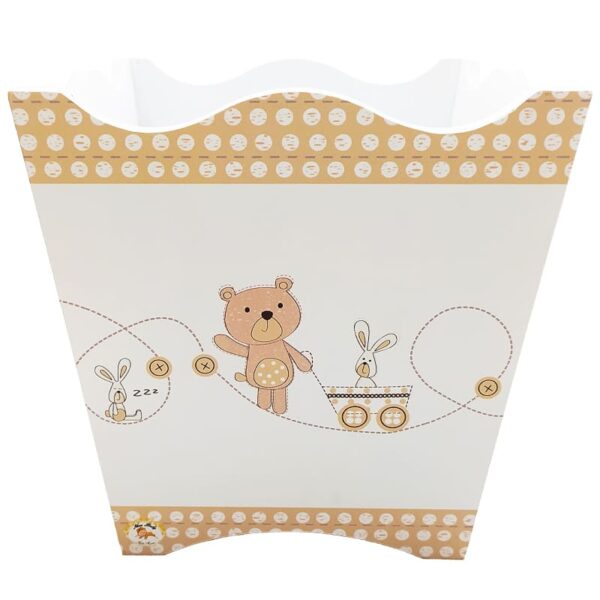 ست سطل و جا دستمالی طرح خرس و خرگوش