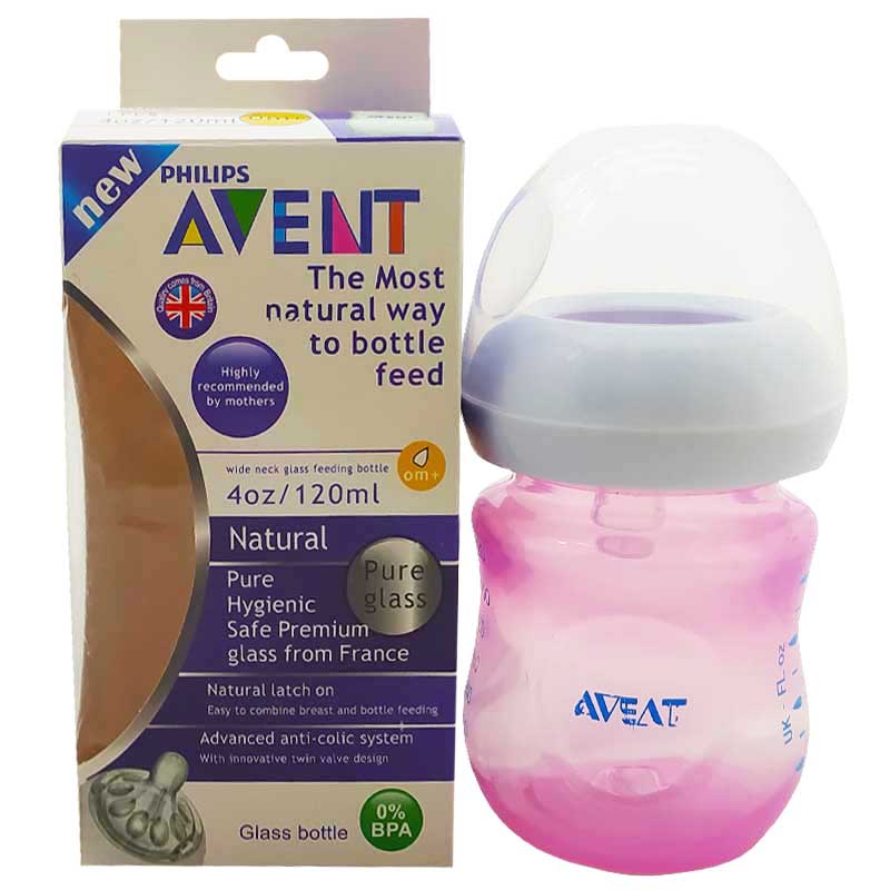 شیشه شیر طلقی 120 میل اونت Avent