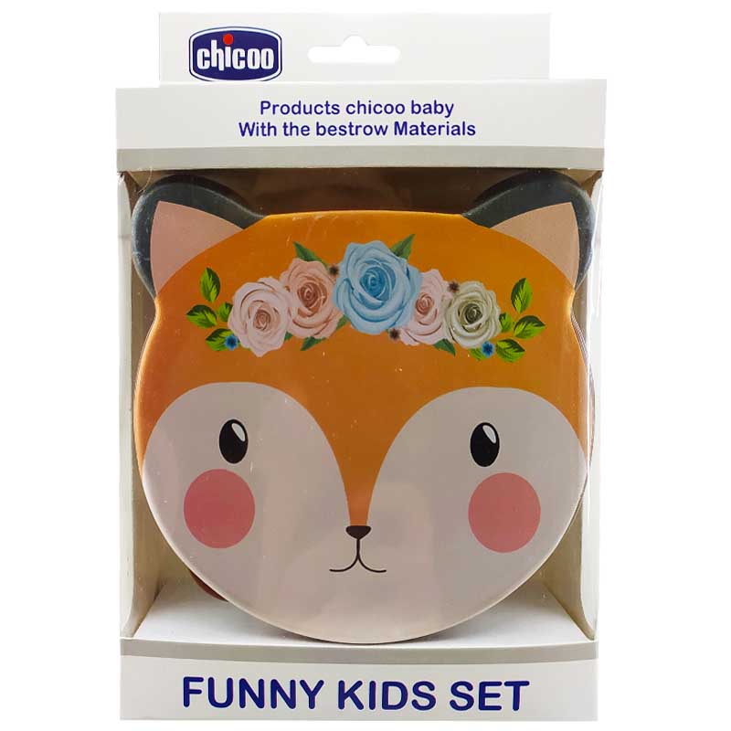 ظرف غذای کودک چهار تکه طرح روباه چیکو Chicoo Baby