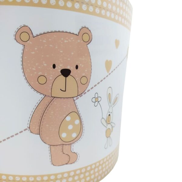 لوستر اتاق کودک طرح خرس و خرگوش