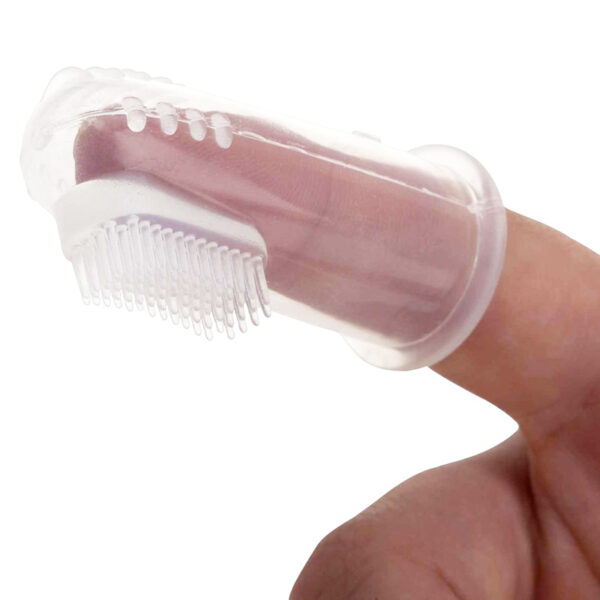 مسواک انگشتی سیلیکونی قاب دار نابی Nuby