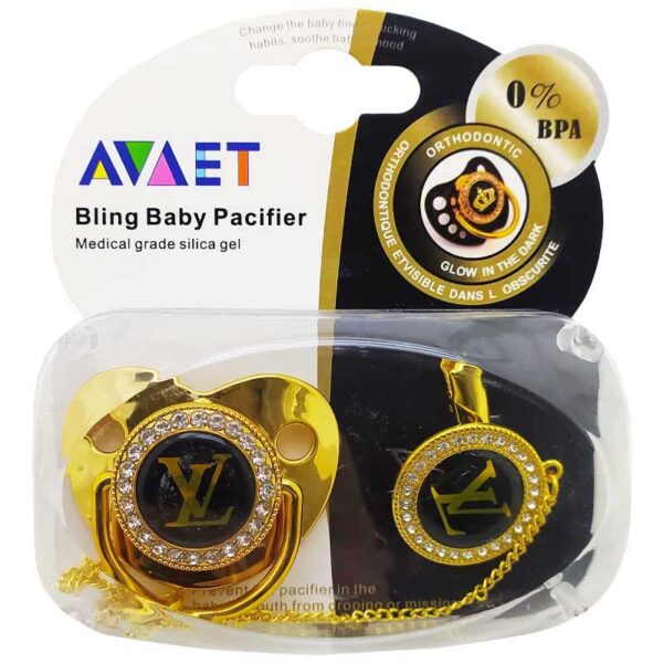 پستانک ارتودنسی زنجیر دار نگیندار اویت AVAET