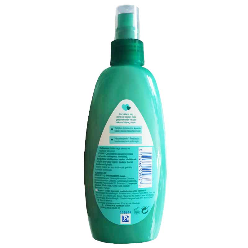 اسپری باز کننده گره موی سر 200 میل جانسون Johnsons