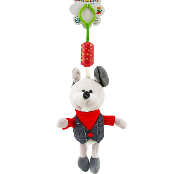 آویز کریر جغجغه ای موش جلیقه پوش Baby Land