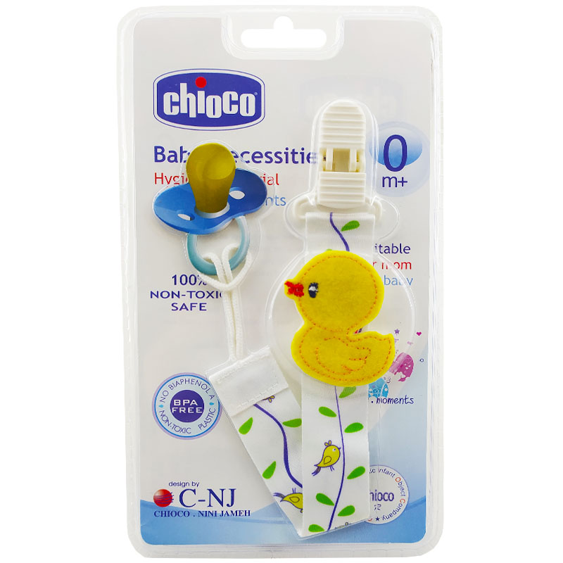 بند پستانک پارچه ای طرح اردک چیوکو  Chioco