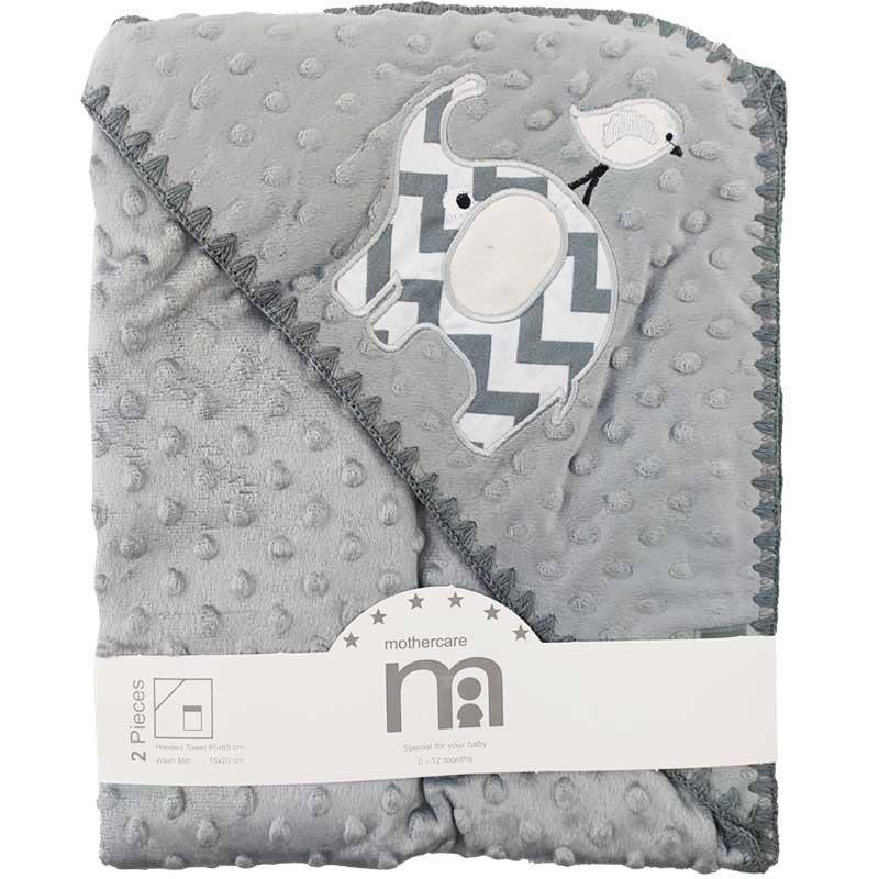 پتو کلاه دار طرح فیل مادرکر  MotherCare